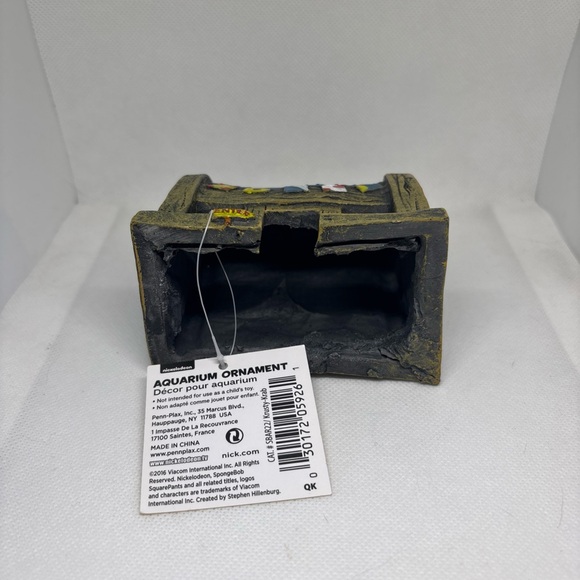 Krusty Krab-Spongebob Squarepants-Penn-Plax  Aquarium Ornament (#SBAR22)-NWT. - Picture 5 of 5